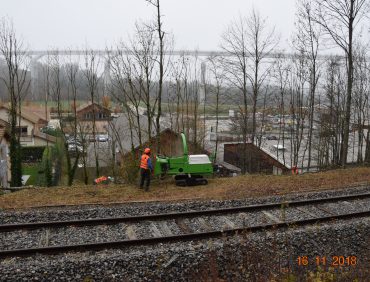 Déchiqueteuse à chenilles