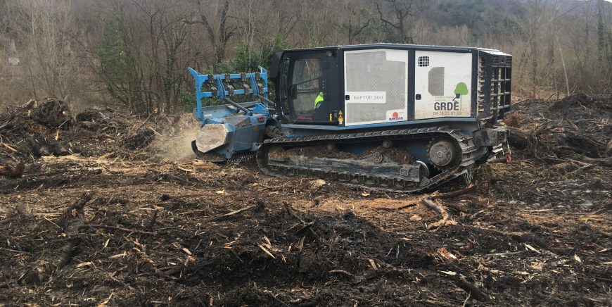 Broyeur à chenilles